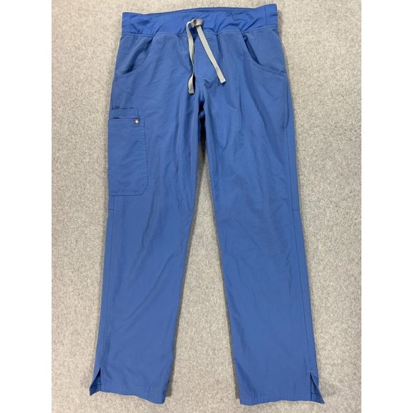 Figs Kade Cargo Scrub Pants (Women's Medium) Blue - Picture 1 of 13